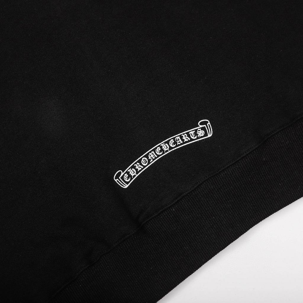 830 CHROME HEARTS Осень-Зима 2026 Новый Большой Размер Классический Стиль Логотип Молния Худи Толстовка, Подходит для Ношения Парами