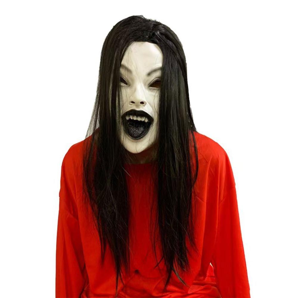 Realistic Scary Ghost Mask Spooky Terrifying Cosplay Mask Halloween Clown Mask Masquerade