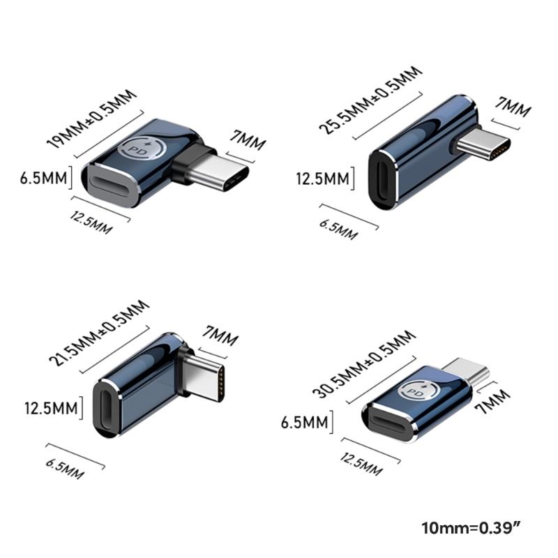 Адаптер USB C на , 1 шт. Адаптер «мама» на Type C «папа», поддерживает только зарядку и передачу данных