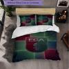 FC Augsburg FC Themed Bedding 3Pcs Duvet Cover Set Decorative Bed Linen For Teen Room Home Decoration
