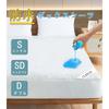 CLEKOD One-Piece Waterproof Fitted Sheet, Semi-Double, Antibacterial, Odor-Resistant, 100% Cotton, for Nursing Care, Bedspread, Mattress Cover, Bedwet