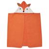 Children's Towel Fox, BRUMMIG Towel with Hood Fox Shaped/Orange,