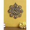 Golden Metal Handcrafted Ashtavinayaka, 8 Ganesha Wall Hanging Decorative Showpiece for Home Decor Living Room |