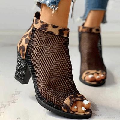 Весенняя и летняя обувь Большие размеры Босоножки на высоком каблуке Ботинки с застежкой-молнией сзади Утепленные ботинки Женская обувь