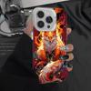 Мультяшный Животный Лис Чехол для Телефона Для IPhone 17 16 15 14 11 12 13 Pro Max Pro Plus Цветной Серебристый Чехол