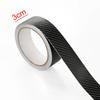 3D Nano Carbon Fiber Car Bumper Door Guard Protection Film 3m Car Door Sill Protector Sticker Black Waterproof Anti Scratch Tape