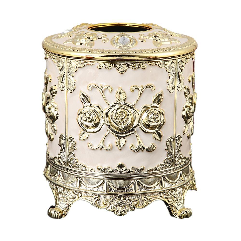 Пластиковый держатель для бумаги Изысканная декоративная коробка Креативная настольная коробка для хранения Спальня