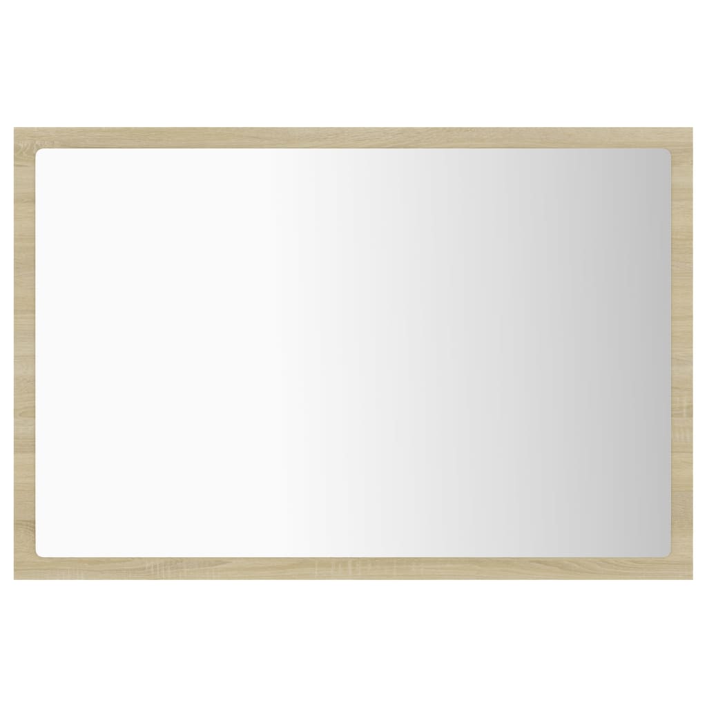 Badezimmerspiegel mit LED, wandmontierter Badezimmerpiegel, 60x8,5x37cm