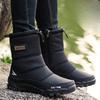 Men's and Women's Large Size Winter Warm Snow Boots Padded Lining Ankle Boots Non-slip Outdoor Shoes Hiking Mountaineering Sports Cotton Boots