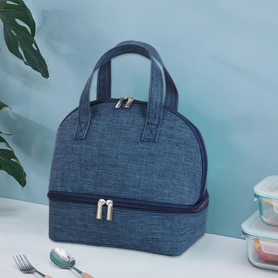 Сумка для обеда, герметичная изолированная сумка-тоут Bento, компактная прочная изолированная сумка-бокс для обеда для офиса, путешествий, пикника