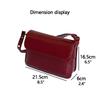 Retro Patent Leather  New Women's Underarm Bag Fashion Small Square Shoulder Messenger Bags Casual All-match Handbags