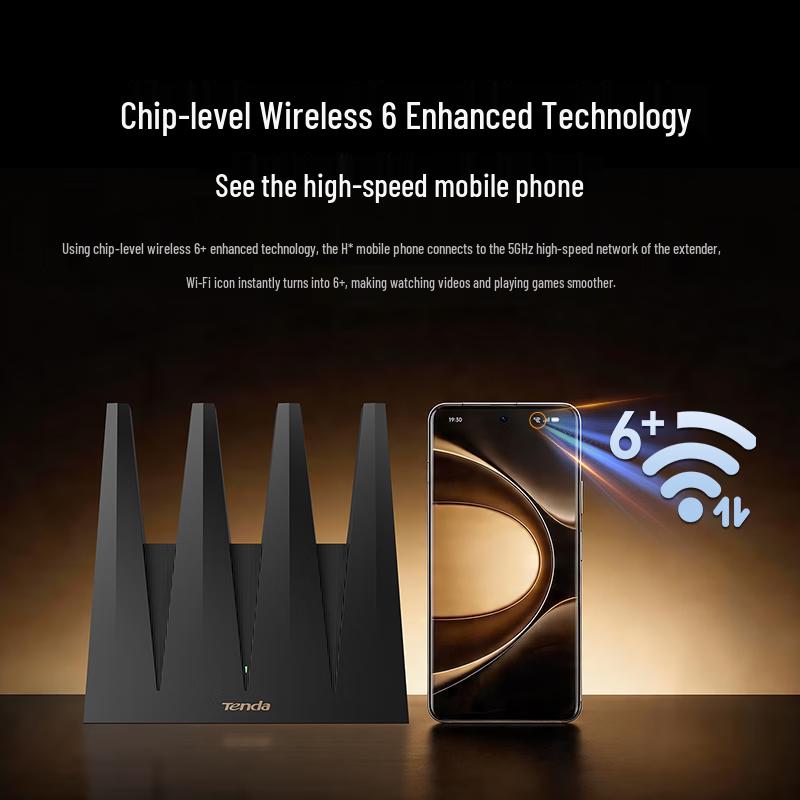 Домашний Wi-Fi 6+ гигабитный роутер Tenda AX3000 (Китайская версия)