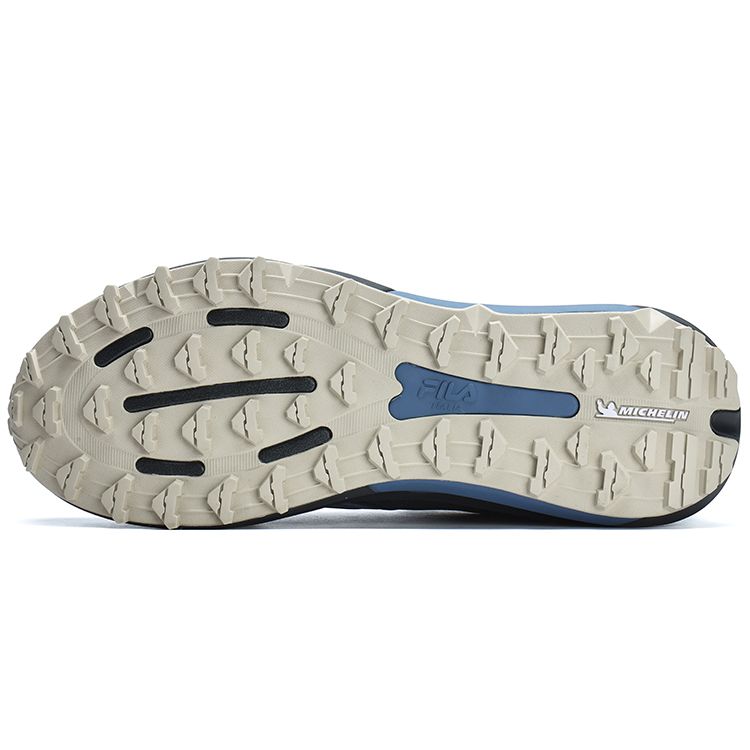 Fila 3A LYNX ATR Удобные Поддерживающие Амортизирующие Низкие Кроссовки для Трейла, Марафона, Тренировок, Бега Мужские кроссовки Серо-синие A12M311207FDI
