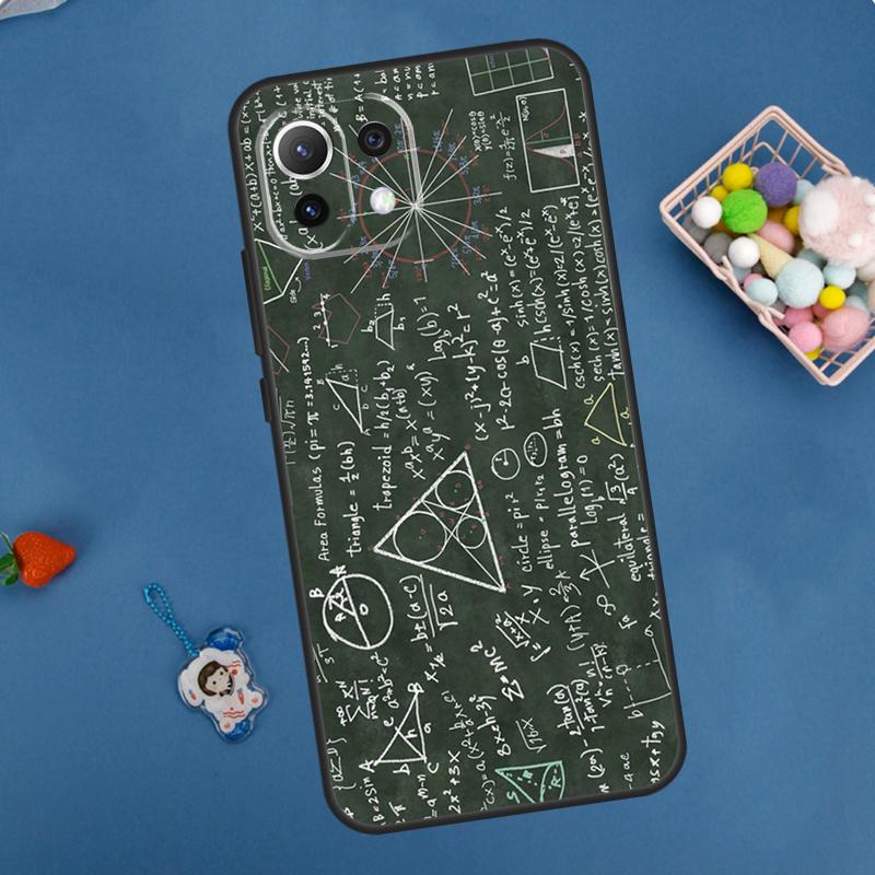 Чехол Symbol Math Science Physics Formulas для Xiaomi 13 14 15 Ultra 11T 12T 13T 14T Pro POCO X7 Pro X3 X5 X6 M6 F5 F6 Pro