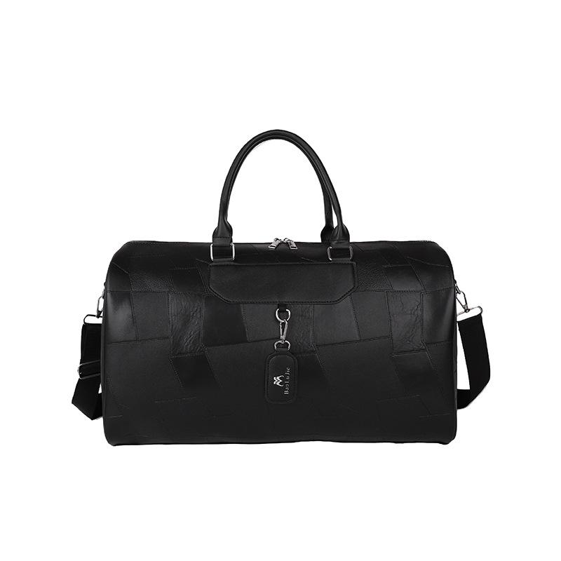 Short-distance Business Trip Large Capacity Portable PU Luggage Bag Fashionable Simple Travel Bag Can Be Used To Cover Pull Rod