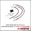 Motorcycle Master Cylinder Braided Line Steel Wires Throttle Cable For Harley Dyna Low Rider 2014-2017 Harley Dyna Fat Bob 12-17