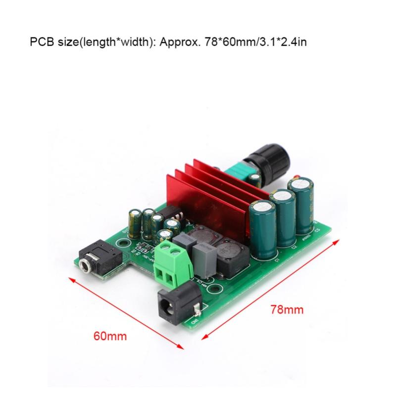 TPA3116 D2 8-25VDC 100W Mono Power Subwoofer Digital Amplifier Board Module With NE5532 OPAMP