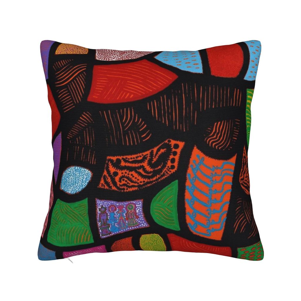 Yayoi K-Kusama Pillowcase Soft Fabric Cushion Cover Decorations Pillow Case Cover Home Square 40X40Cm