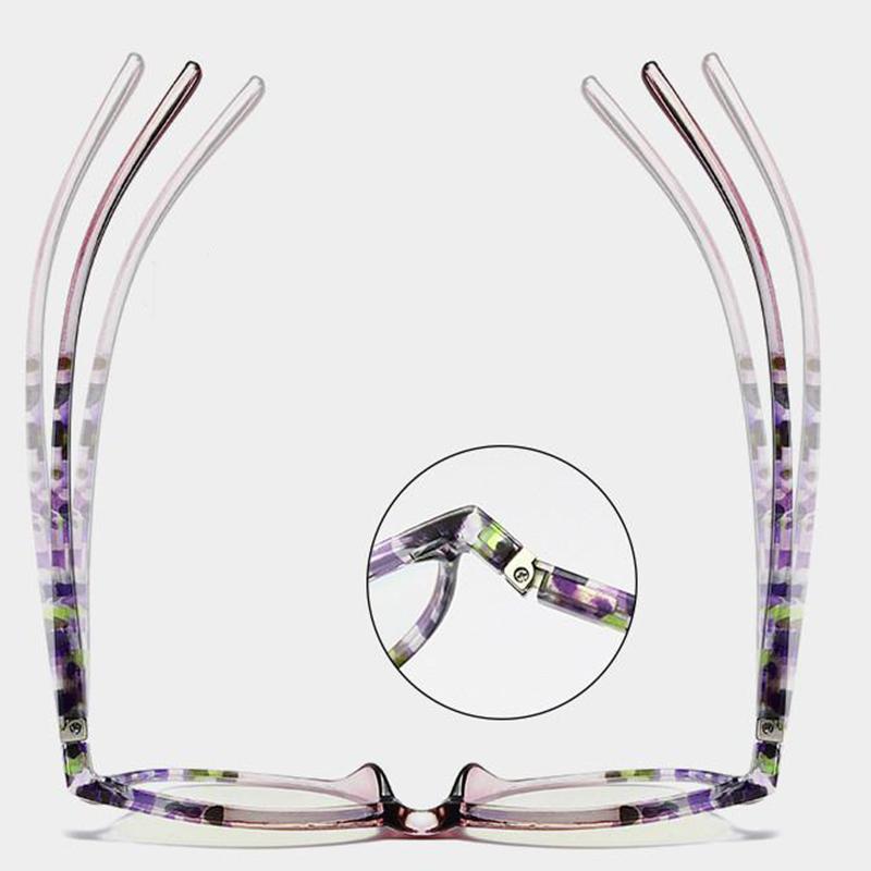 Дальнозоркость Мода Анти-синий свет Женщины Мужчины Унисекс Анти-усталость 1.0/1.5/2.0/2.5/3.0/3.5/4.0 Винтажные очки Пребиопия Изящные ювелирные изделия