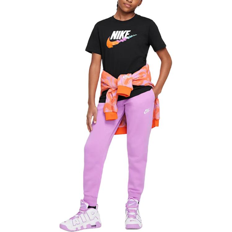 Nike Спортивная футболка, черная, для подростков, HM5854-010