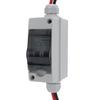 Solar Panel Disconnect Switch 30A DC AC Shut Off 2 Poles Outdoor Home Miniature PV Circuit Breaker Box IP65 Water Proof