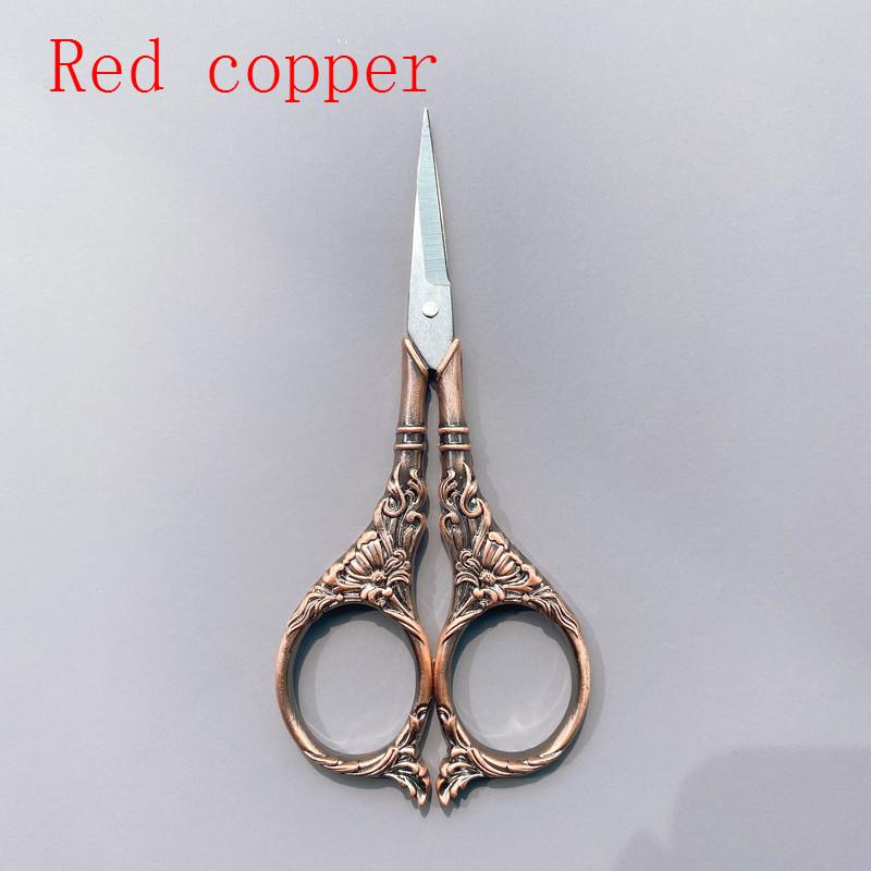 Стальные швейные ножницы в ретро стиле