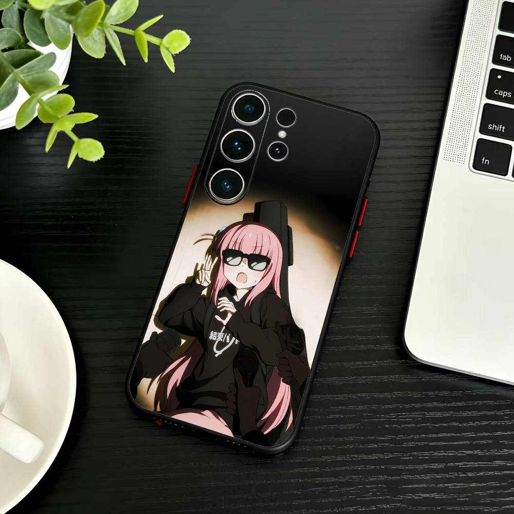 B-Bocchi The Rock Phone Case For Samsung S26,S25,S24,S23,S22,S21,S20,Plus,Fe,Lite,Others Black Cover