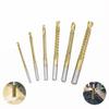 High Speed Hacksaw Drilling Woodworking Drilling Bit Set Serrated Drilling Wooden Board Expansion and Groove Pulling 6PCS