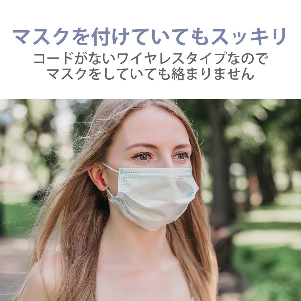 ELECOM Wireless Earphones Earphones Bluetooth 5 Lightweight Small Type Calls Automatic Pairing ACC Compatible Type C Charging Pink In-Ear LBT-TWS11PN