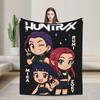 Huntrix HUNTRX Rumi Kpop Demon Hunters Blankets Пушистый, потрясающий, теплый плед для дома на зиму