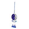 Evil Eye Moon Star Decor Zinc Alloy Evil Eye Wind Bell Hanging Ornament for Home Car