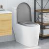Toilet Seat Gray 49 x 36 x 4 cm Duroplast