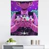 Классическая Хоррор Видеоигра Omori Красочный Гобелен Настенное Панно Хиппи Цветочные Настенные Ковры Декор Комнаты в Общежитии Настенное Искусство Декор