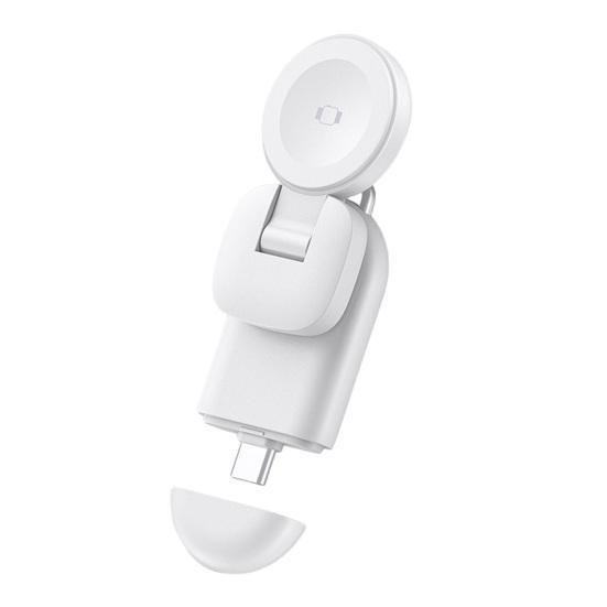 Мини Беспроводная Зарядка для Apple Watch Series Вращение на 270 градусов Легкая Портативная Дорожная USB-C Док-станция-подставка для Зарядки Смарт-часов