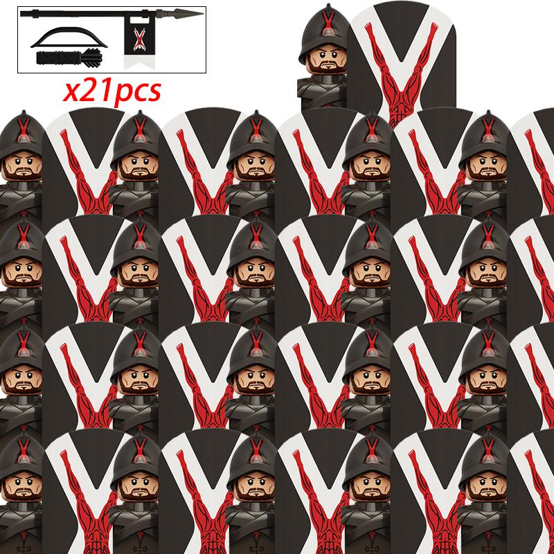 MOC Престолы Золотая Броня Воин Стражник Джейме Ланнистер Барристан Селми Мерин Трант Конструкторы Мини Экшн Фигурка Игрушки