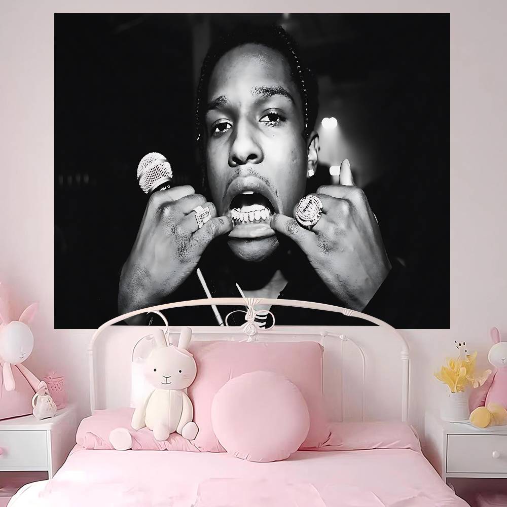 Хип-хоп рэпер AsapRocky Богемный гобелен для подвешивания Богемные настенные гобелены Мандала Дешевый Хиппи Настенный подвес