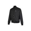 Logo Badge Baseball Collar Fitted Raglan Sleeve Jacket Autumn Men Outerwear Black DJ0878-010