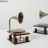 Имитация jukebox Кристальные украшения Современные поделки Настольное украшение Креативное произведение искусства Модель музыкального оборудования Эстетичный декор комнаты