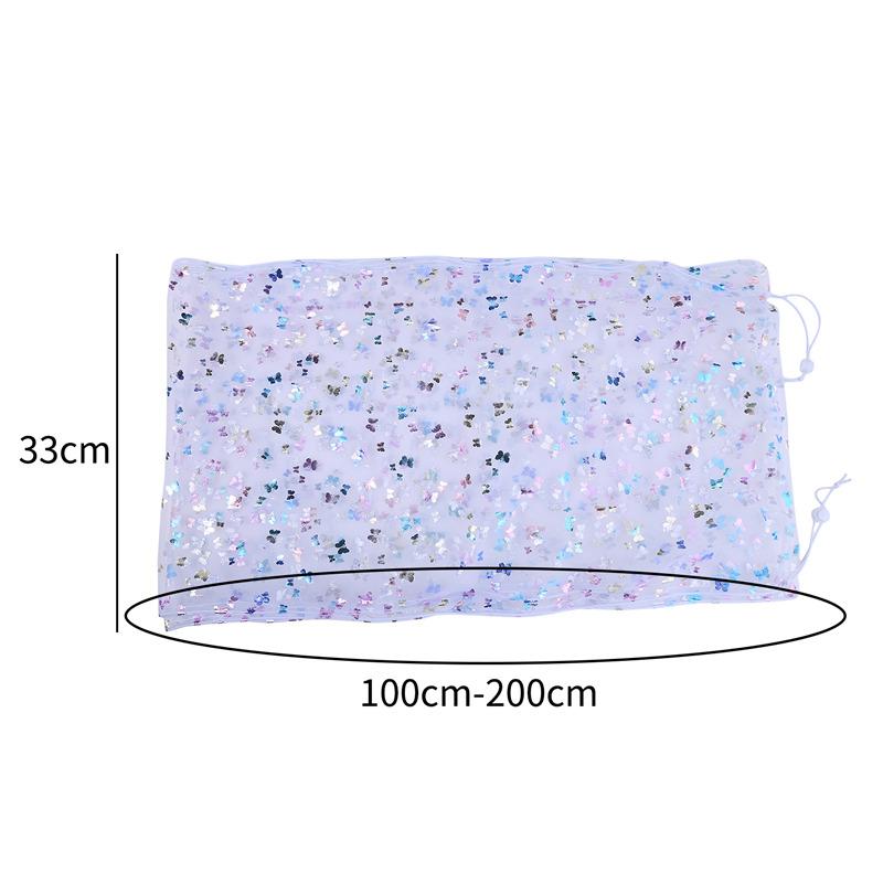 Universal Bird Cage Cover 360 Degrees Covering Bird Cage Mesh Net Elastic Birdcage Cover Soft Bird Seed Guard Skirt For Home