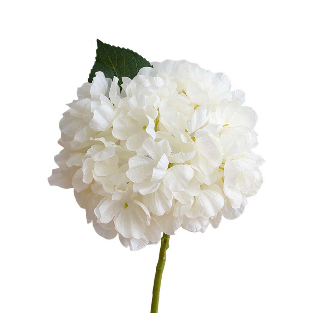 Искусственный букет гортензий, Реалистичные тканевые цветы для украшения дома, Центральный элемент для гостиной, Оформление обеденного стола