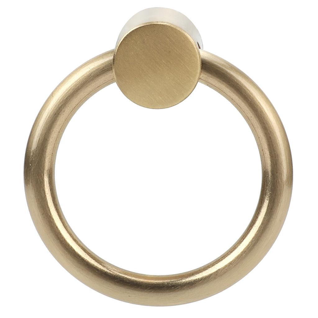 2 шт. Винтажная латунная ручка для шкатулки для украшений, кольцо для мебели, кухонного шкафа, дверная ручка для гардероба