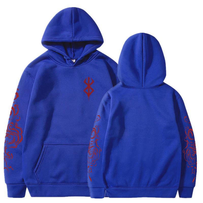 Anime Berserk Acid Hoodies Printed Men Hoodies
