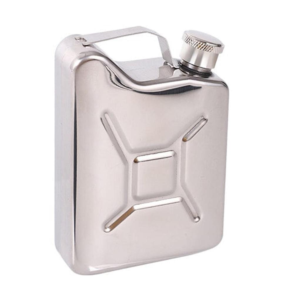 Fashionable Flask for Liquor, 5oz Stainless Steel Small Portable Alcohol Bottle Pocket Wine Bottle Pot Flask Gift for Men,Father,Husband