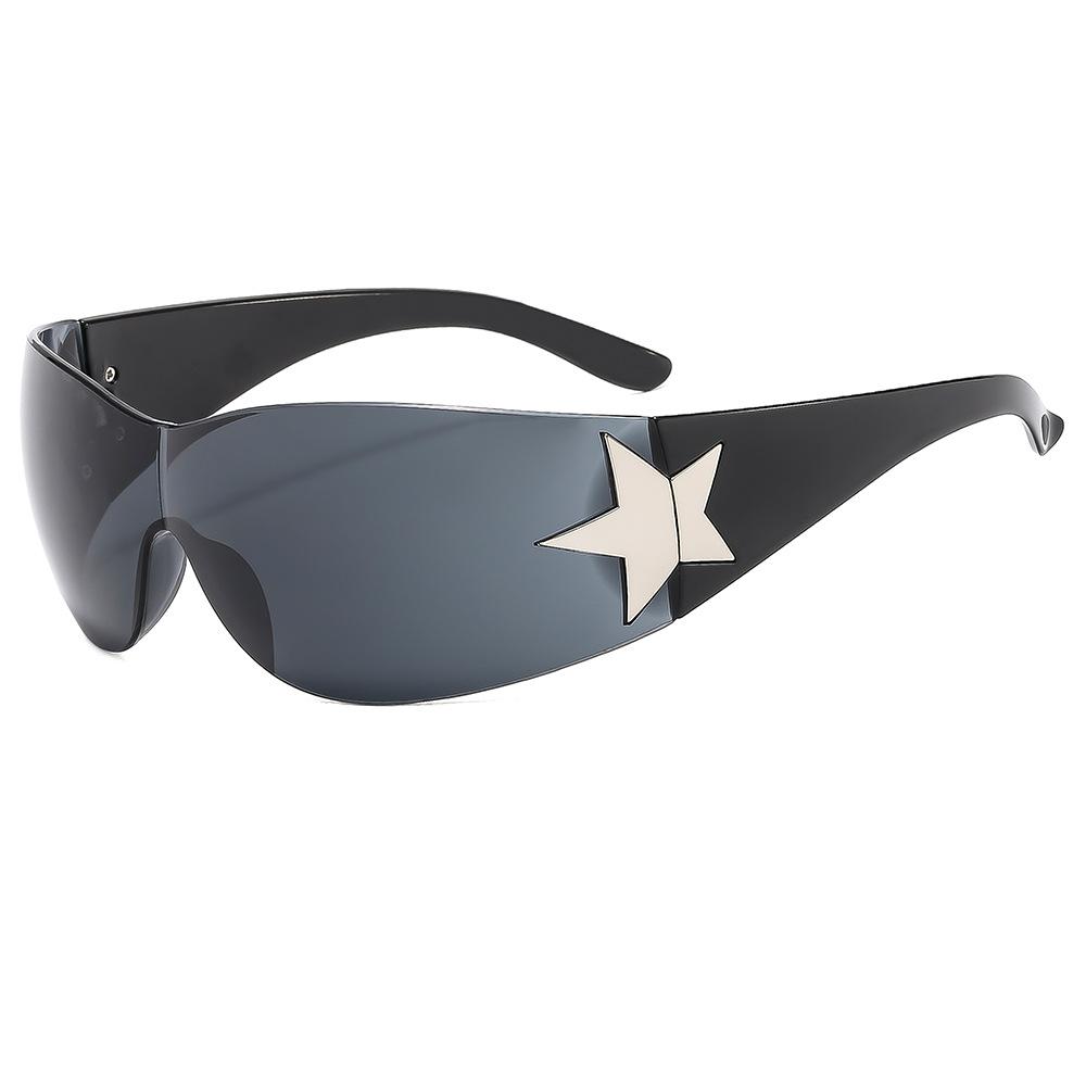 New YK European and American Spice Girls Surround Pentagram Sunglasses Hot-selling Fashion Sunglasses