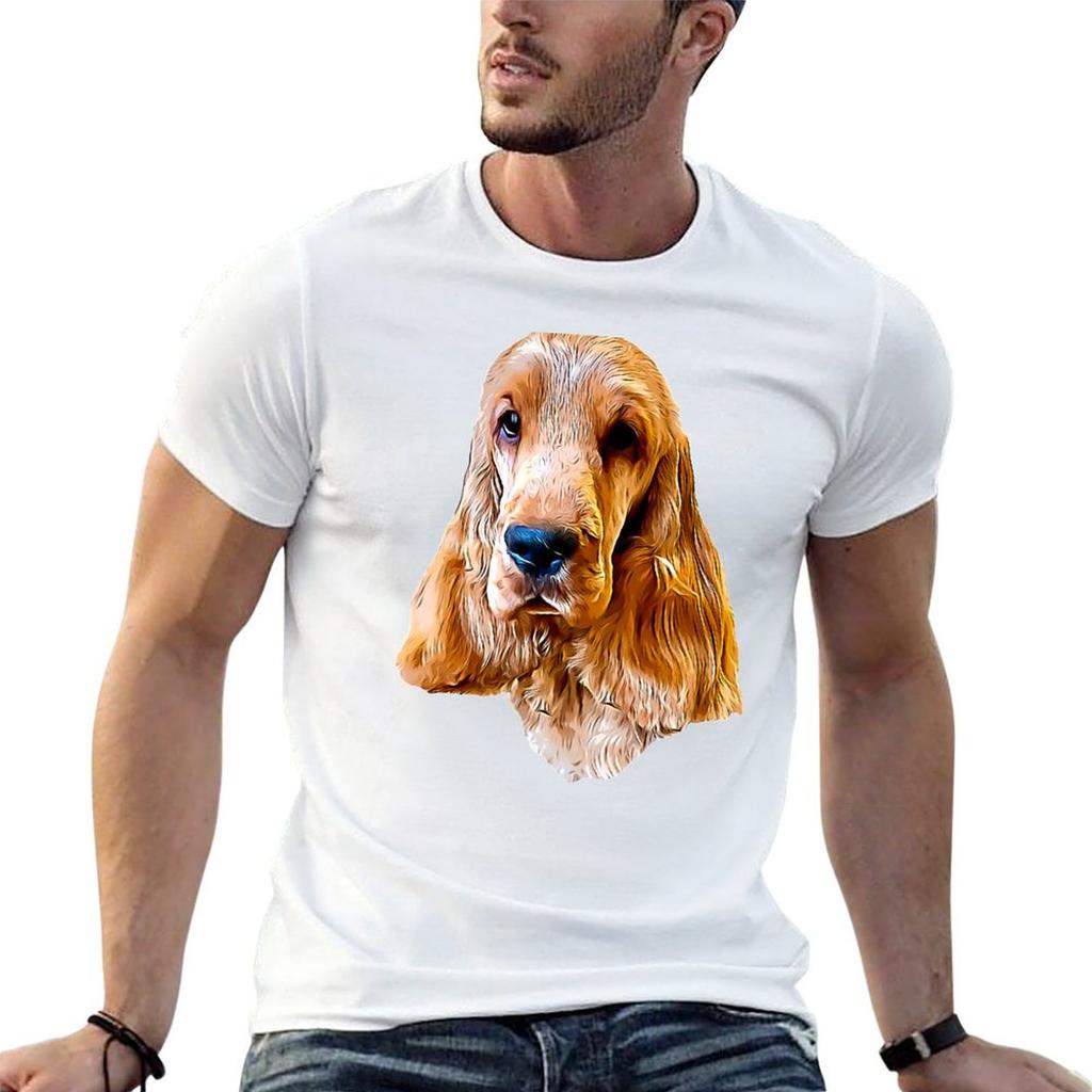 Cocker Spaniel Gold Beauty Tshirt Holiday Vacation Tee Shirt