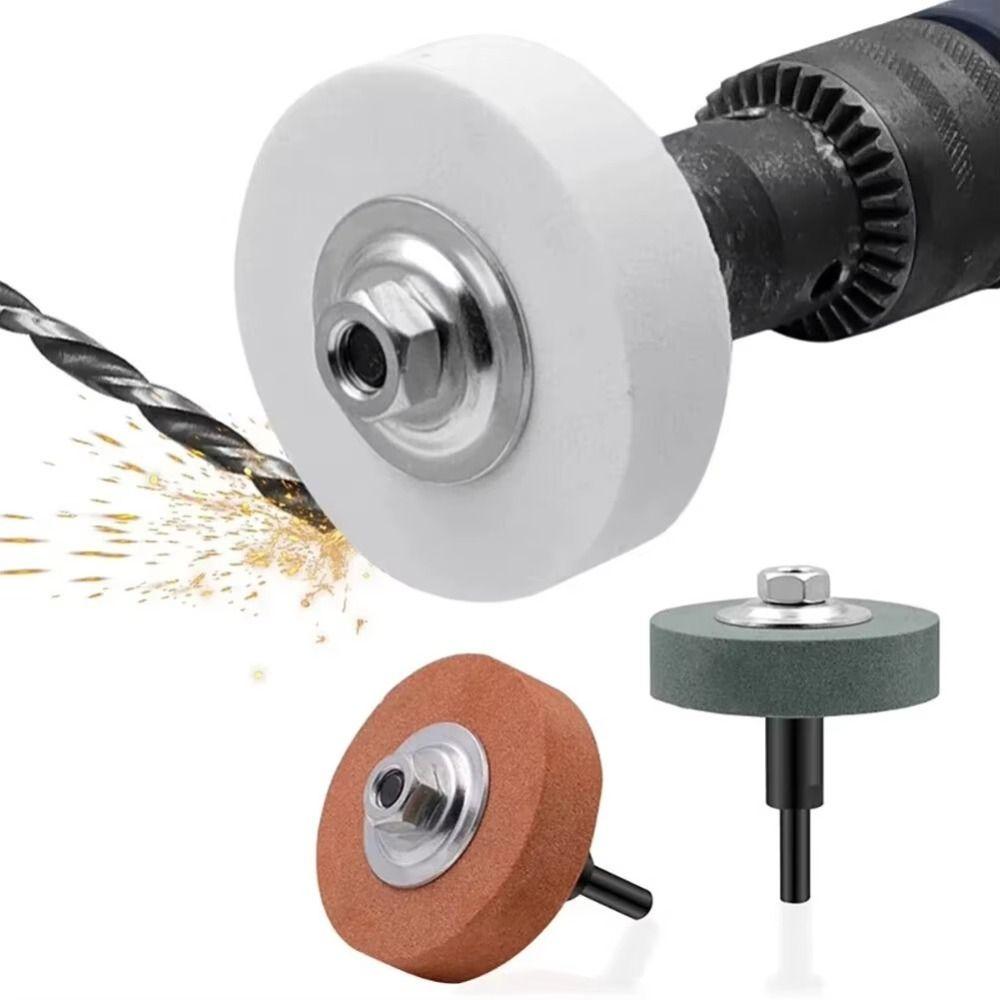 Round Rotary Grinding Stone 75mm Table Grinder Drill Durable Abrasive Stone