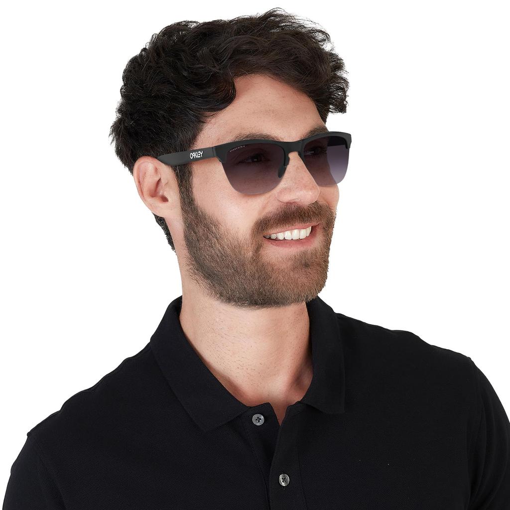Oakley Солнцезащитные очки OO9374 Матовый серый градиент Размер 63 Черный/Призматическая линза,