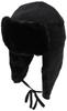 Winter Hat Wool Ushanka BLACK 23 [Kangol] (01)