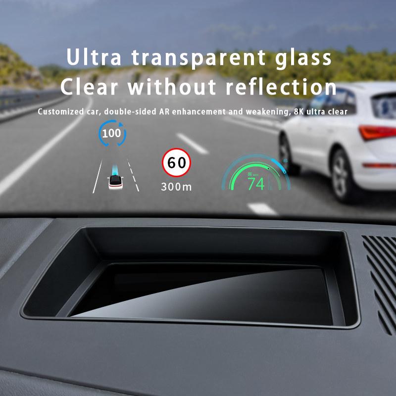 For BMW 5 Series i5 G60 2024-2026 HUD Display Protective Cover Car Head Up Display Anti-Dust Protective Frame Accessories