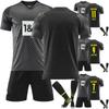 21/22 Dortmund Away Football Jerseys Shorts Socks Set New Shorts Socks Adult Sizes Outfits